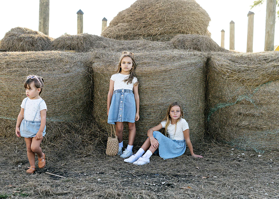 Denim Suspender Shorts - Black Denim - Image 3