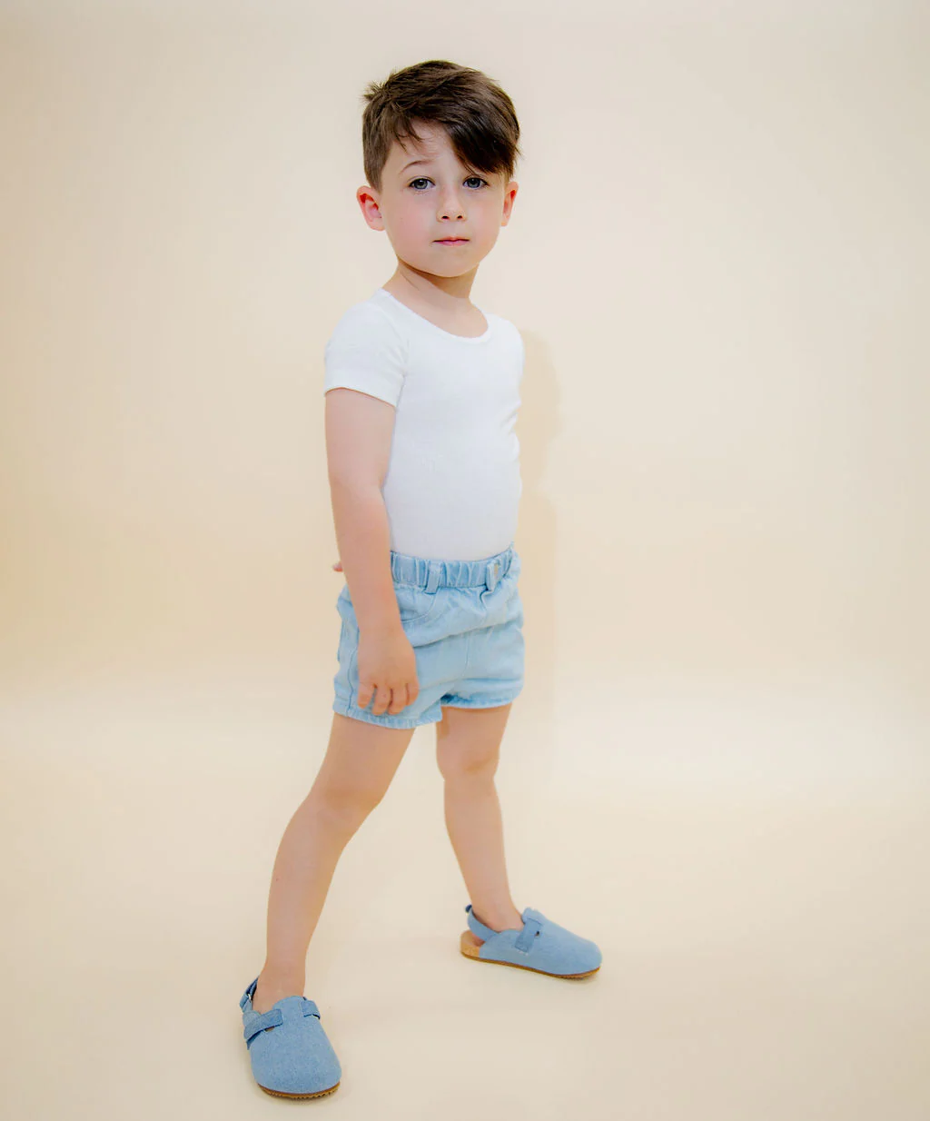 Denim Shorts - Light Denim - Image 3