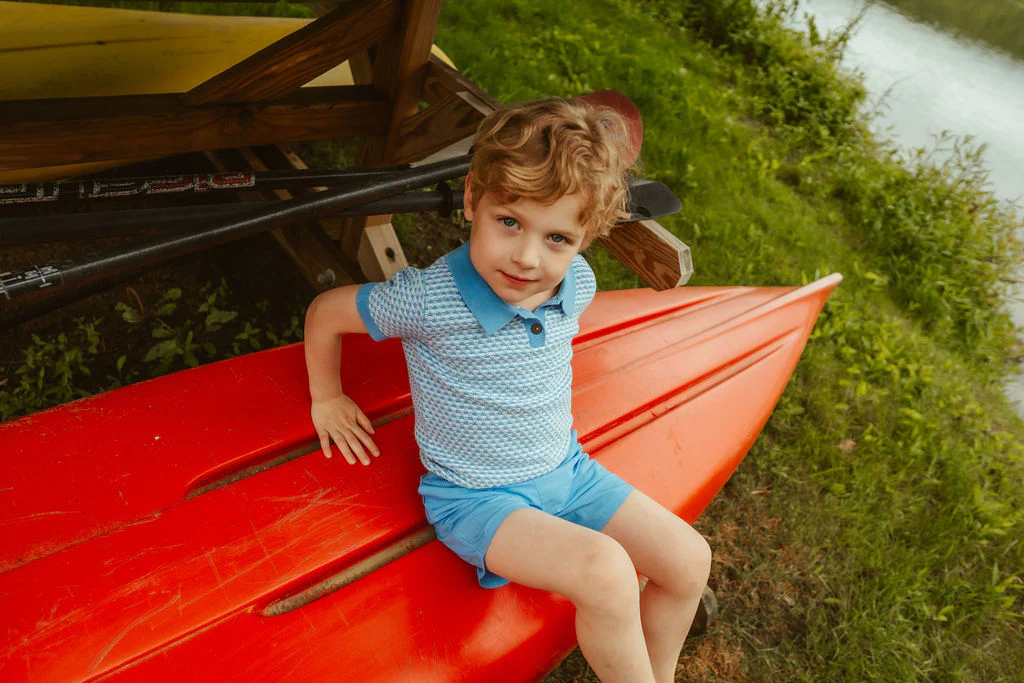 Dress Shorts- Fresh Blue - Image 3