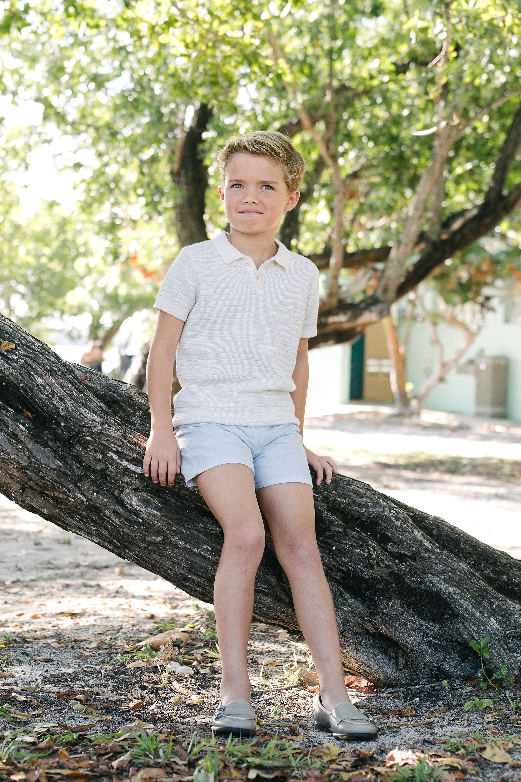 Dress Shorts - Clear Blue - Image 3