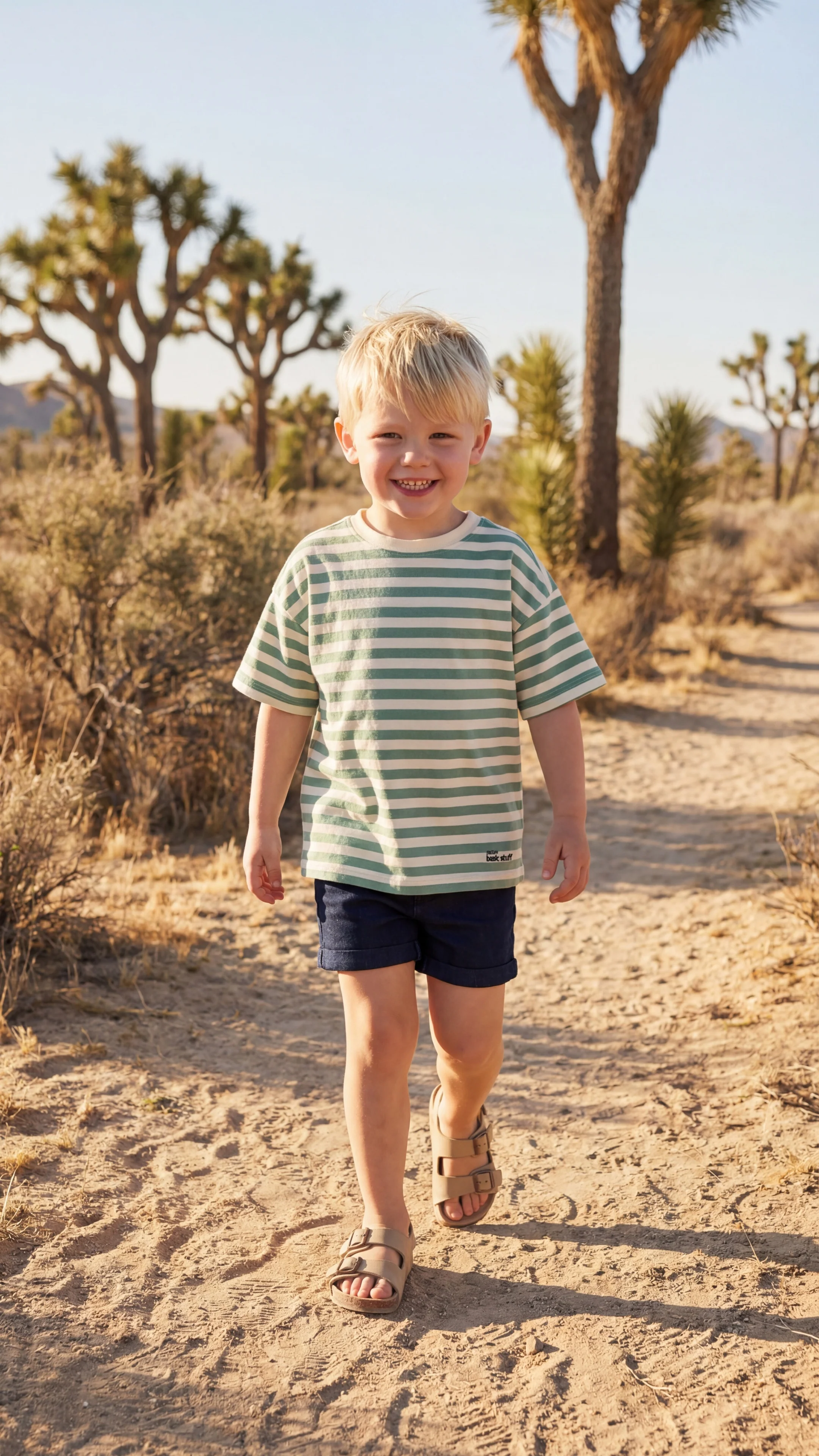 Weekday Shorts - Navy Denim - Image 3